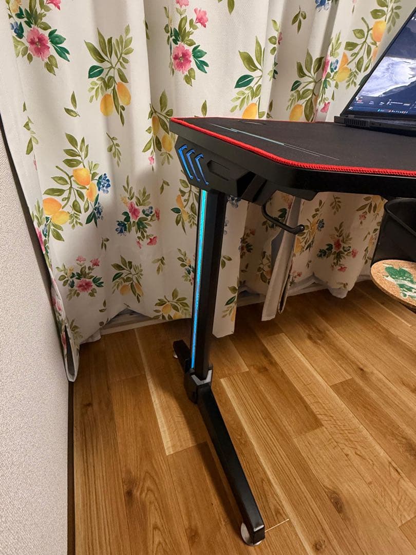 u-power 八角形パソコンデスク LEDライト付き