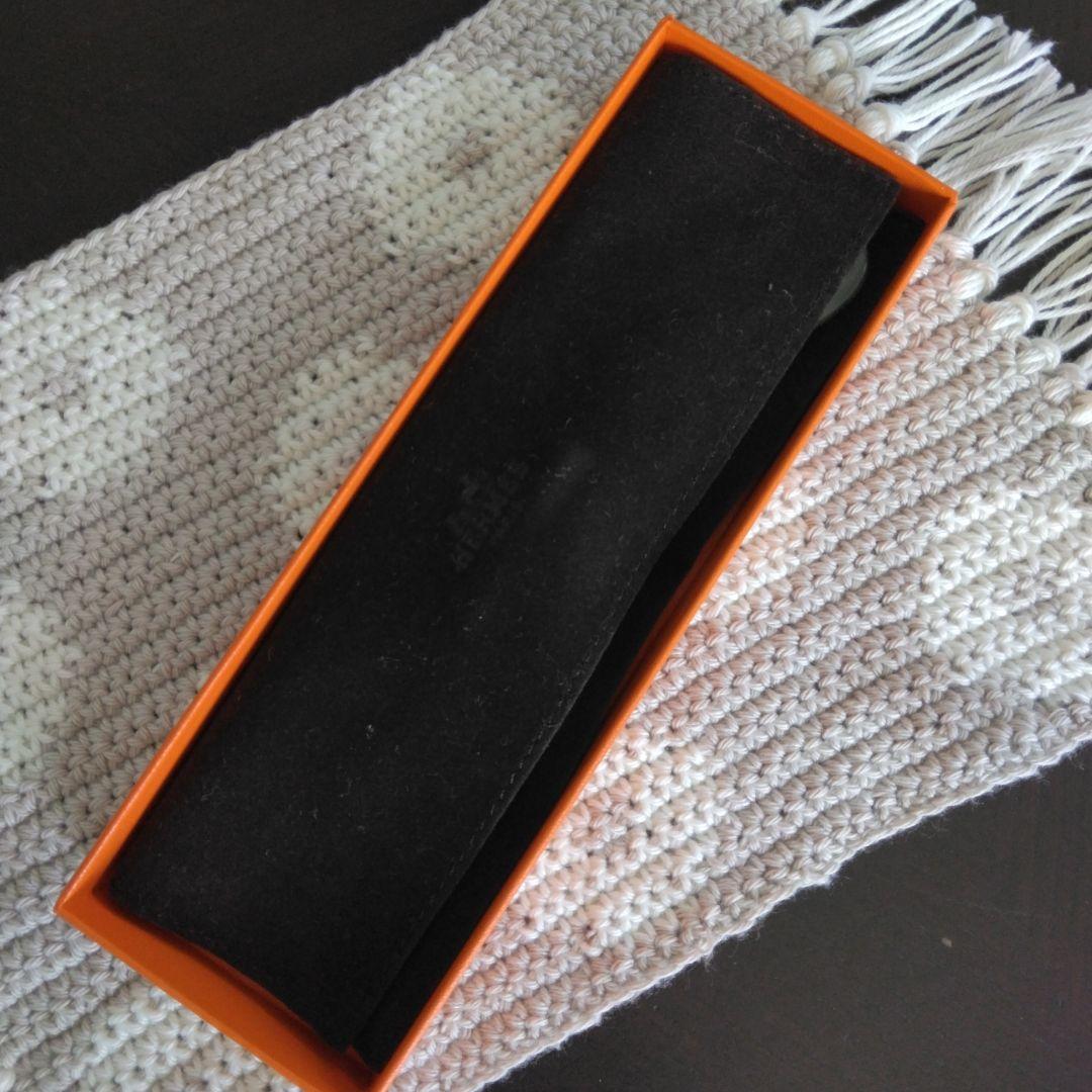 エルメス、バッファローホーンのヘアスティック（かんざし）2点