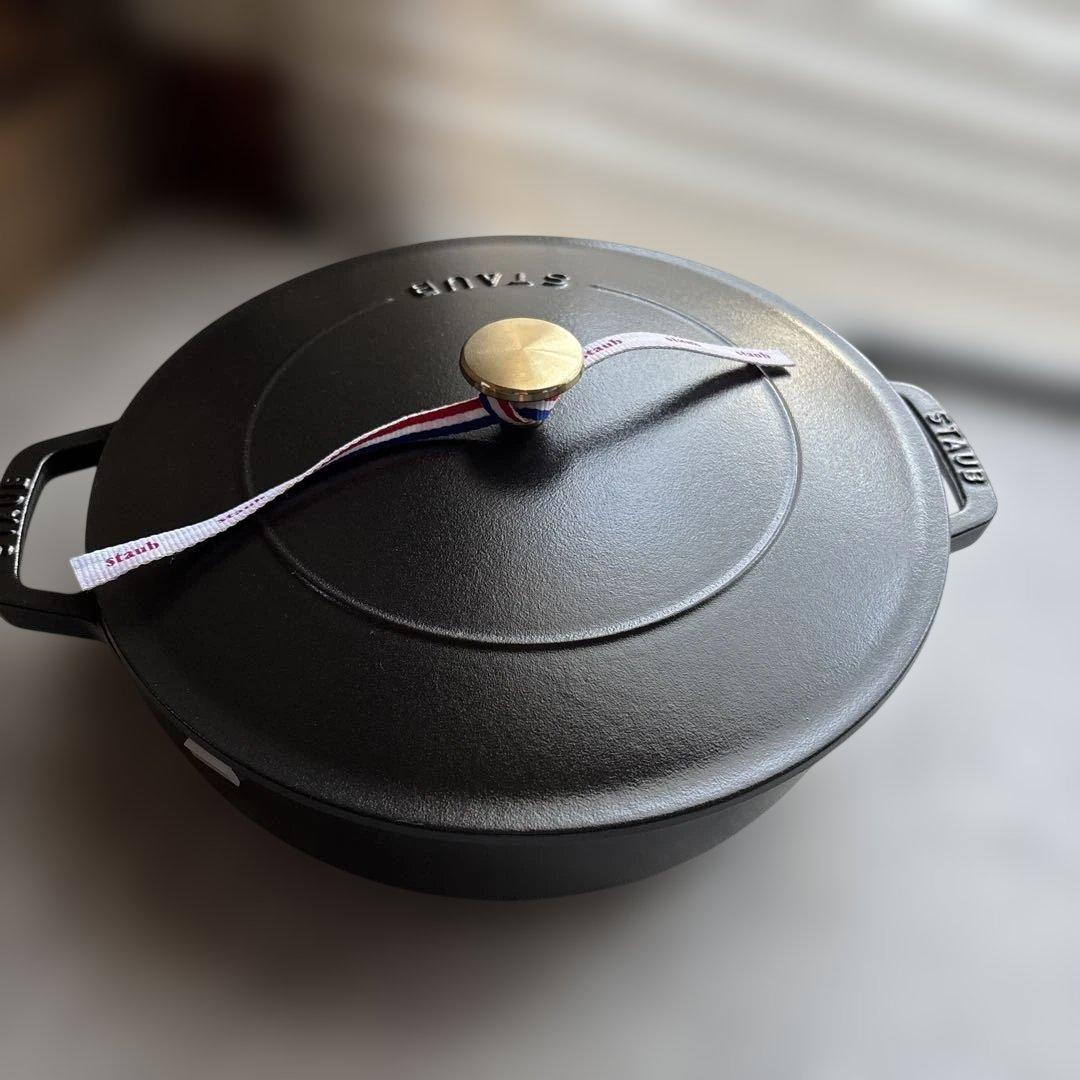 ストウブ 鍋 26cm ブレイザー ソテーパン ブラック