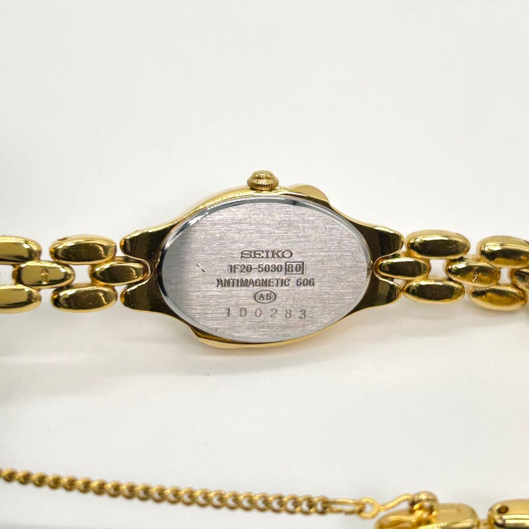 SEIKO TISSE ダイヤ 3P 1F20-5030 クォーツ 腕時計