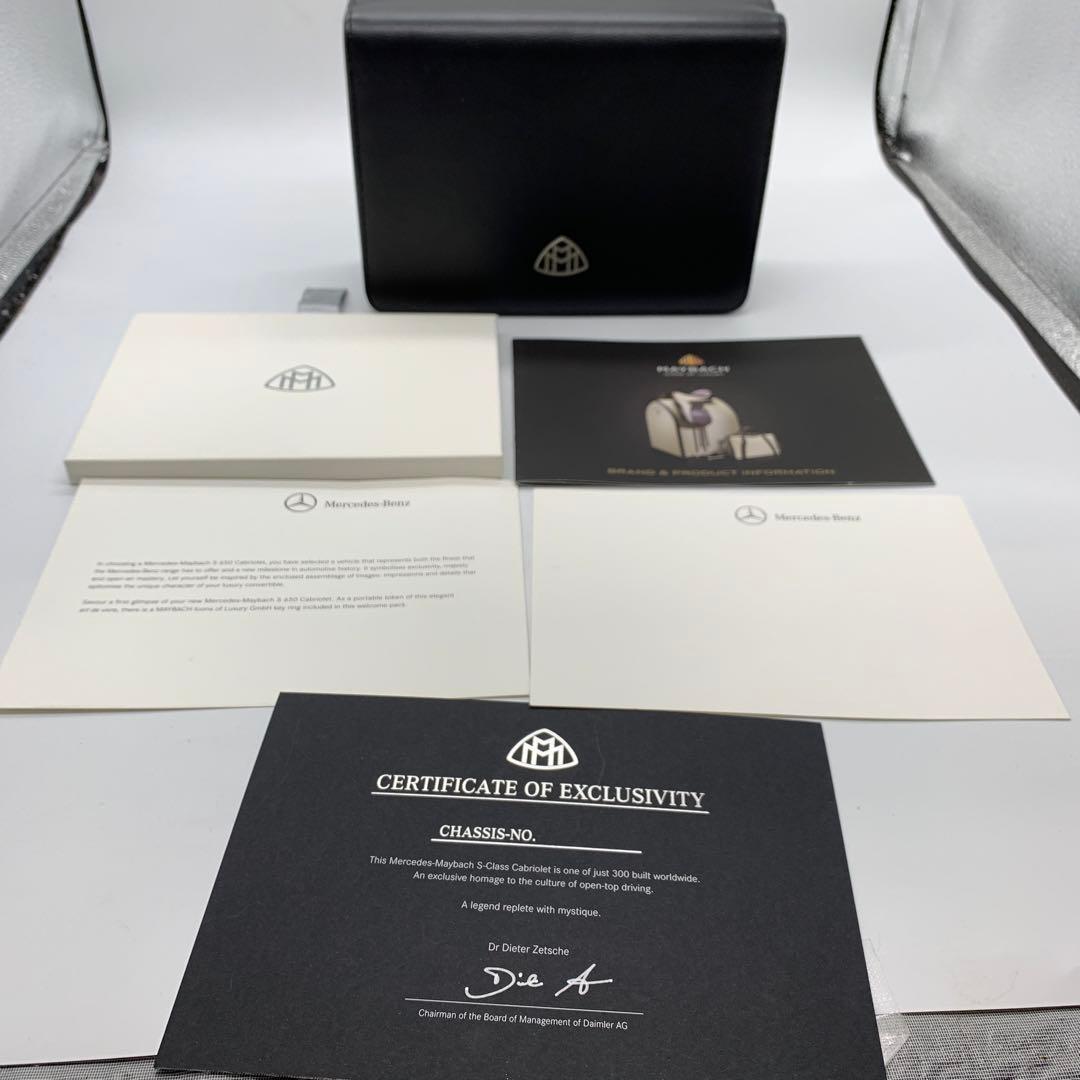 限定300台 マイバッハ S650 カブリオレ ウェルカムパッケージ 非売品
