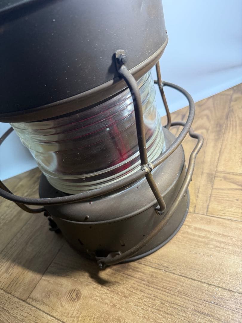 ◆美品◆レトロカンテラ◆日本船燈株式会社◆紅燈油用日船式第3号◆船舶用◆ランプ◆