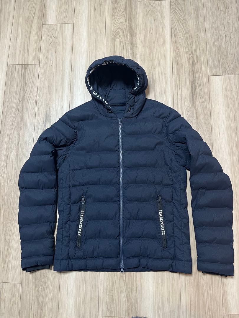 パーリーゲイツ　ネイビー　中綿キルティングダウン　サイズM