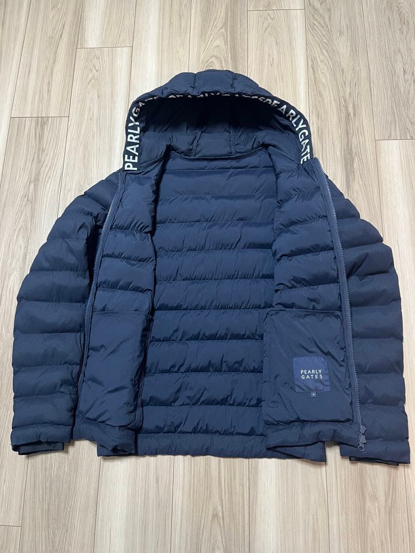 パーリーゲイツ　ネイビー　中綿キルティングダウン　サイズM