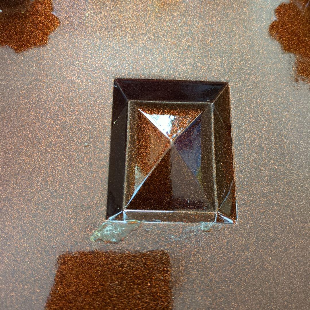 漆芸基盤　柳山作　碁盤碁石入れセット　ミニサイズ