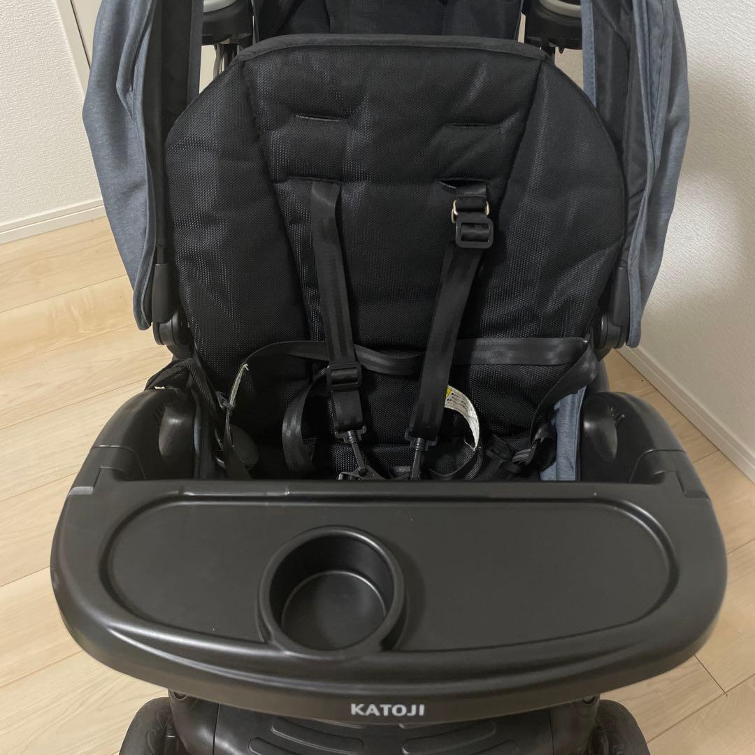 【美品】KATOJI カトージ　2人でゴーDX 2人乗りベビーカー