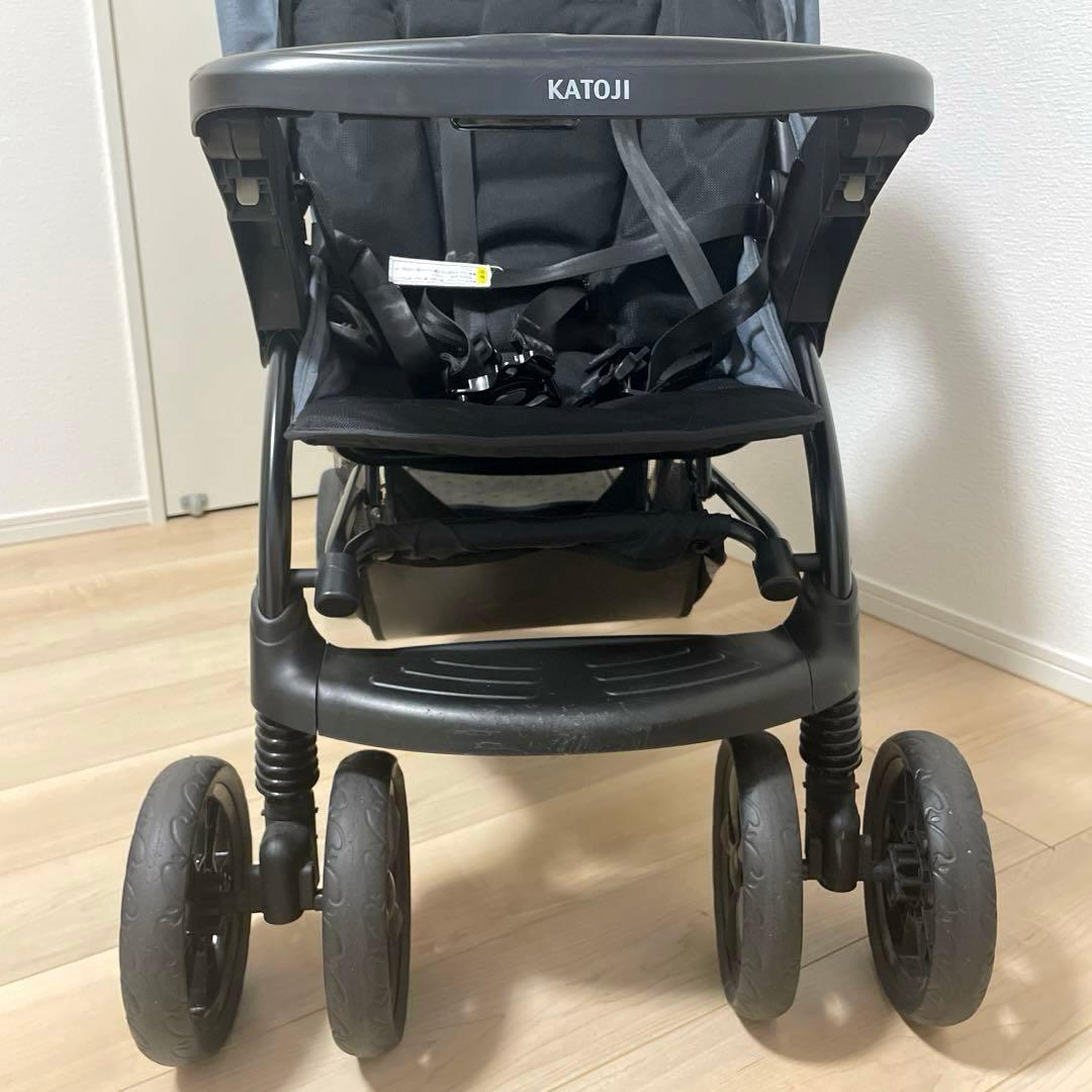 【美品】KATOJI カトージ　2人でゴーDX 2人乗りベビーカー