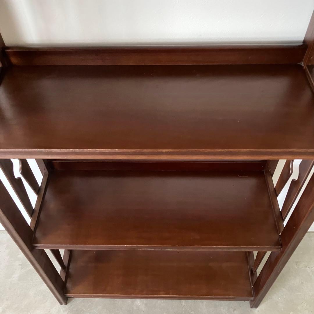 レトロ　アンティーク　古道具　古家具　木製　本棚　収納棚　キャビネット　昭和