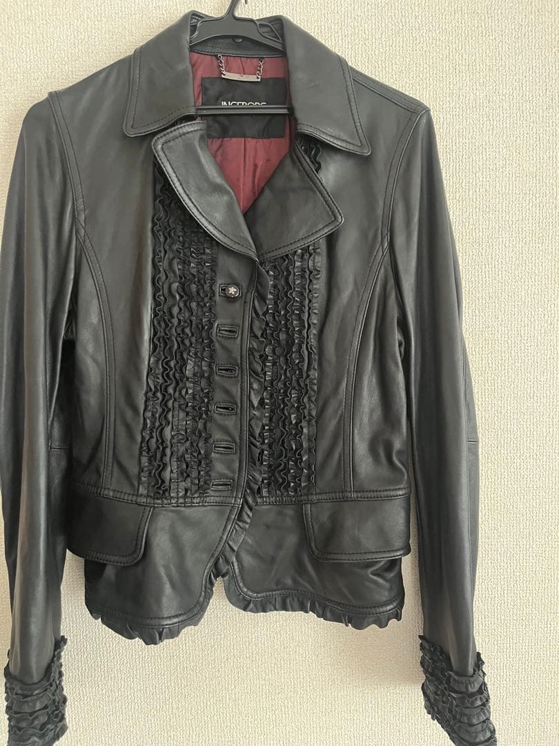 シッポナ(無言取引NG) インゲボルグ ♡ ピコフリル羊革ジャケット