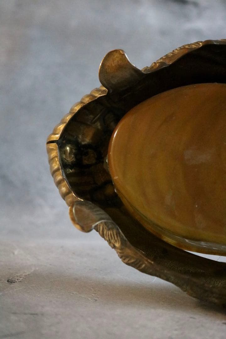 真鍮製 ロココ調 アンティーク ジャルニディエール プランターポット