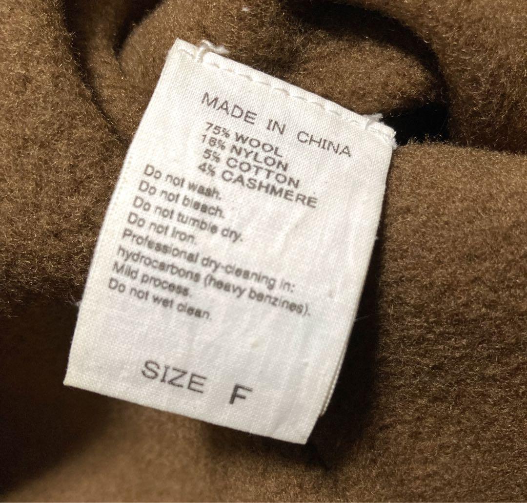 ADAM ET ROPÉ アダムエロぺ リバーコート ロング カシミア ブレンド