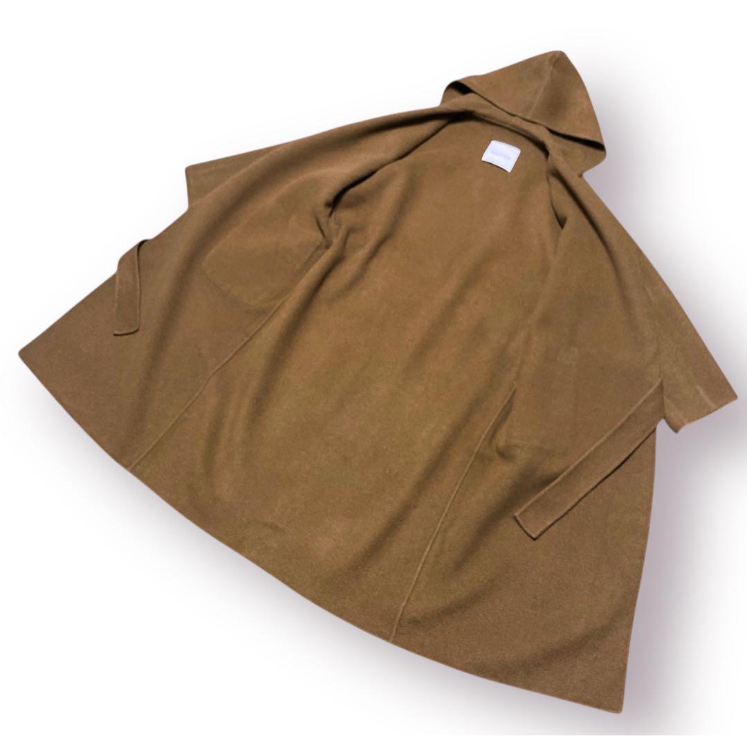 ADAM ET ROPÉ アダムエロぺ リバーコート ロング カシミア ブレンド