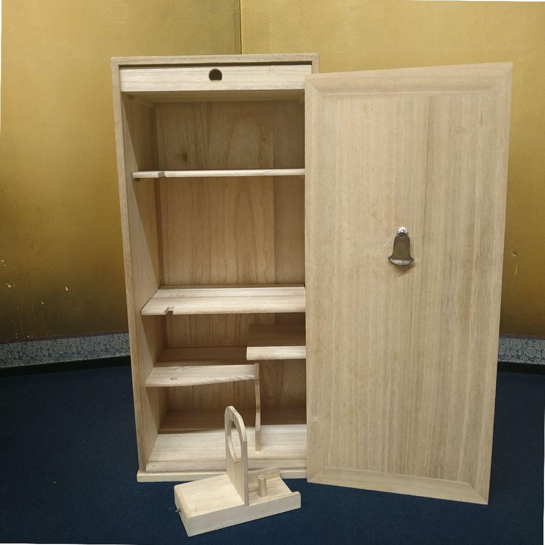 A811 茶道具 旅箱 旅箪笥 三段 桐 茶道具小物入れ 小物付