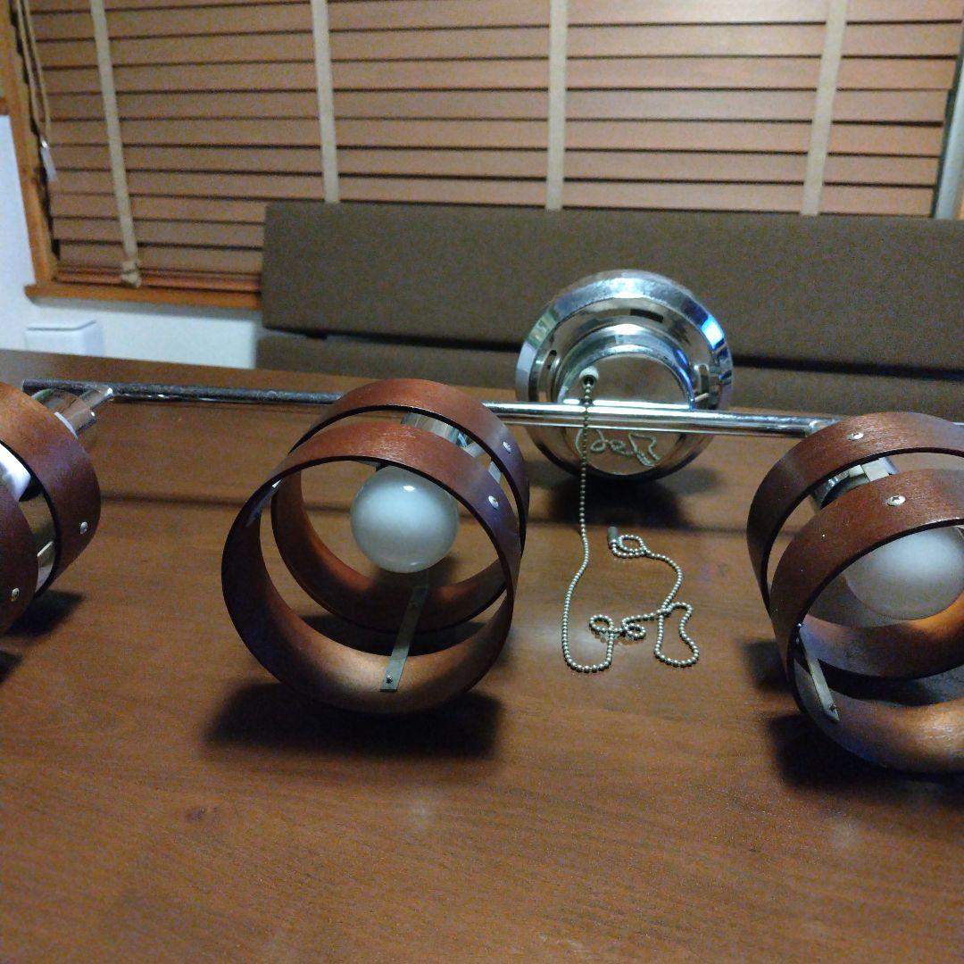 モダンペンダントライト 3灯 シルバー ブラウン