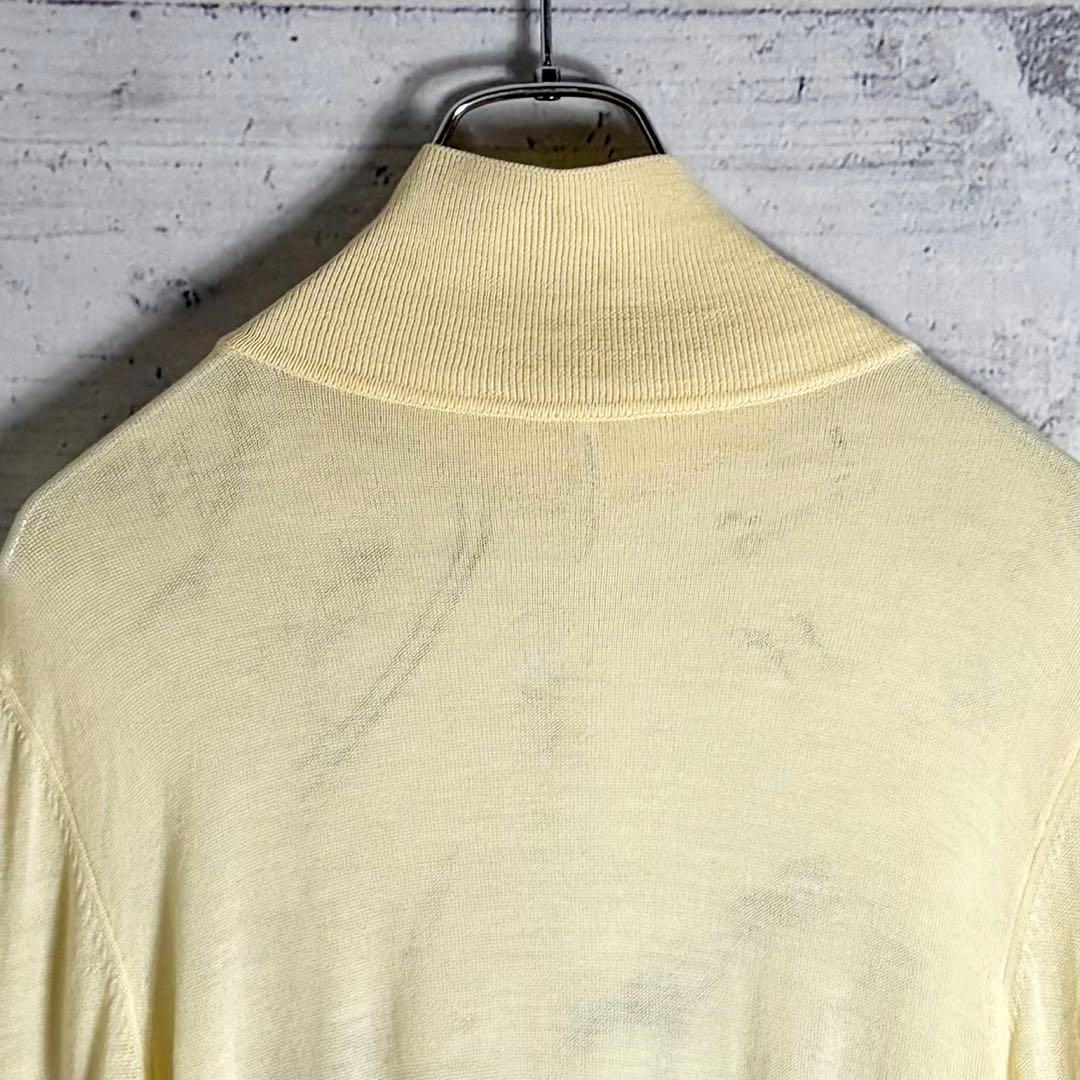 美品✨️マルジェラ期 エルメス ホース柄 シルク ハイネック ニット M