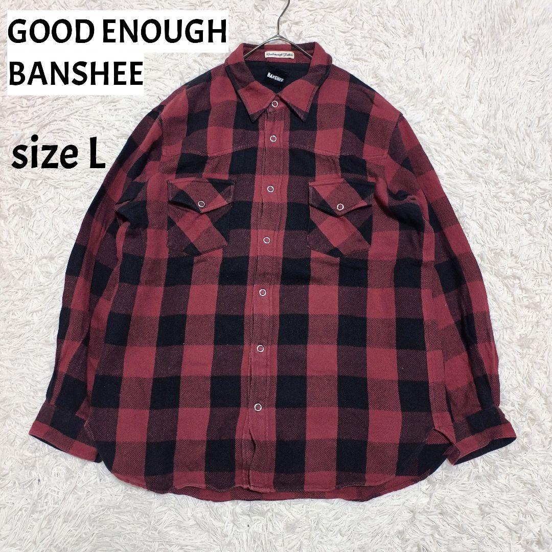 トップス GOOD ENOUGH x BANSHEE Block Check Shirts