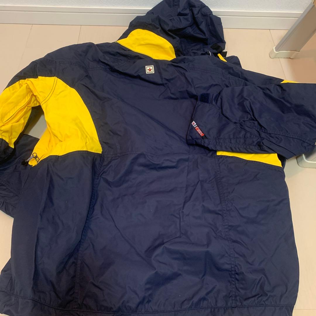 最終価格！Fuel スノーボードウェア Mサイズ ネイビー/イエロー上下