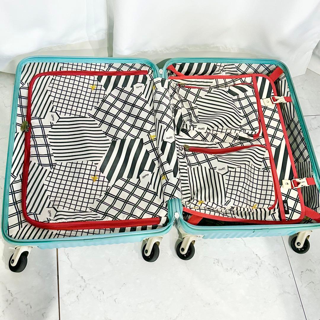 ハントマイン　スーツケース　キャリーケース　TSAロック　ブルークローバー