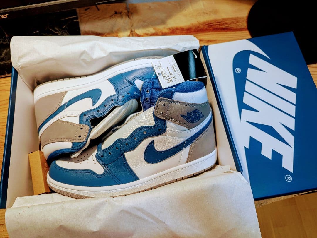 シューズ(男性用) NIKE AIRJORDAN 1 RETRO HIGH OG True Blue