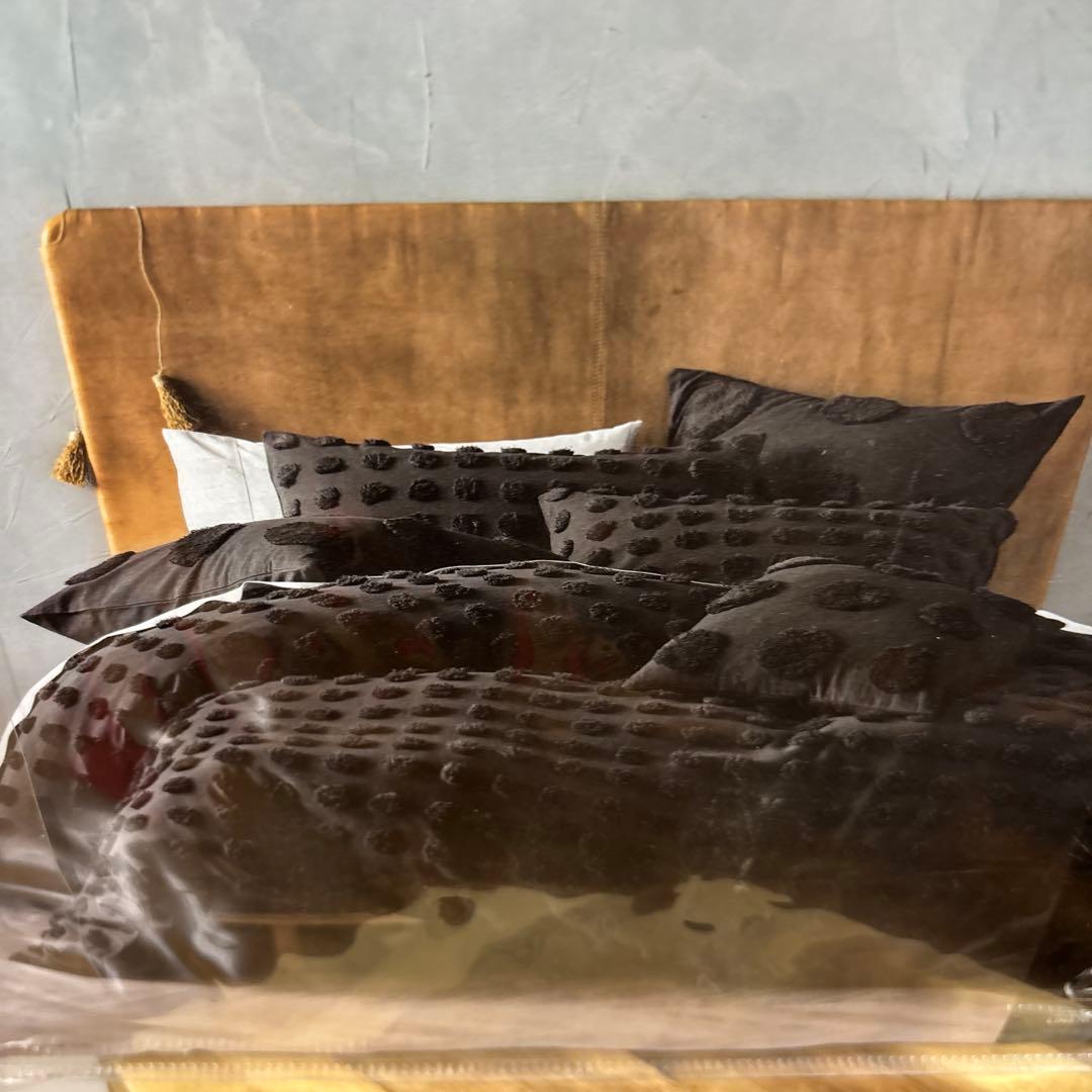 【新品】LINEN HOUSE/HAZE シングル 布団&枕カバーセット