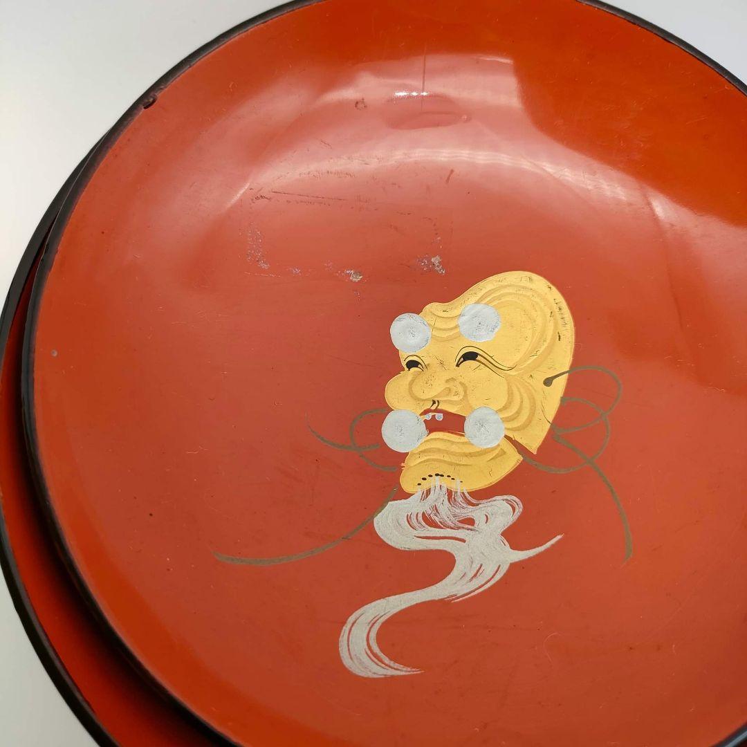 ② 會津塗 塗師 渡部喜三郎 本漆 蓋付き椀 堅地仕上 骨董 フォロー割