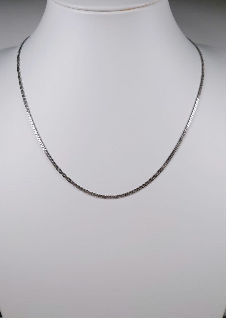 Pt喜平6面ダブルネックレス Ptチェーン プラチナネックレス