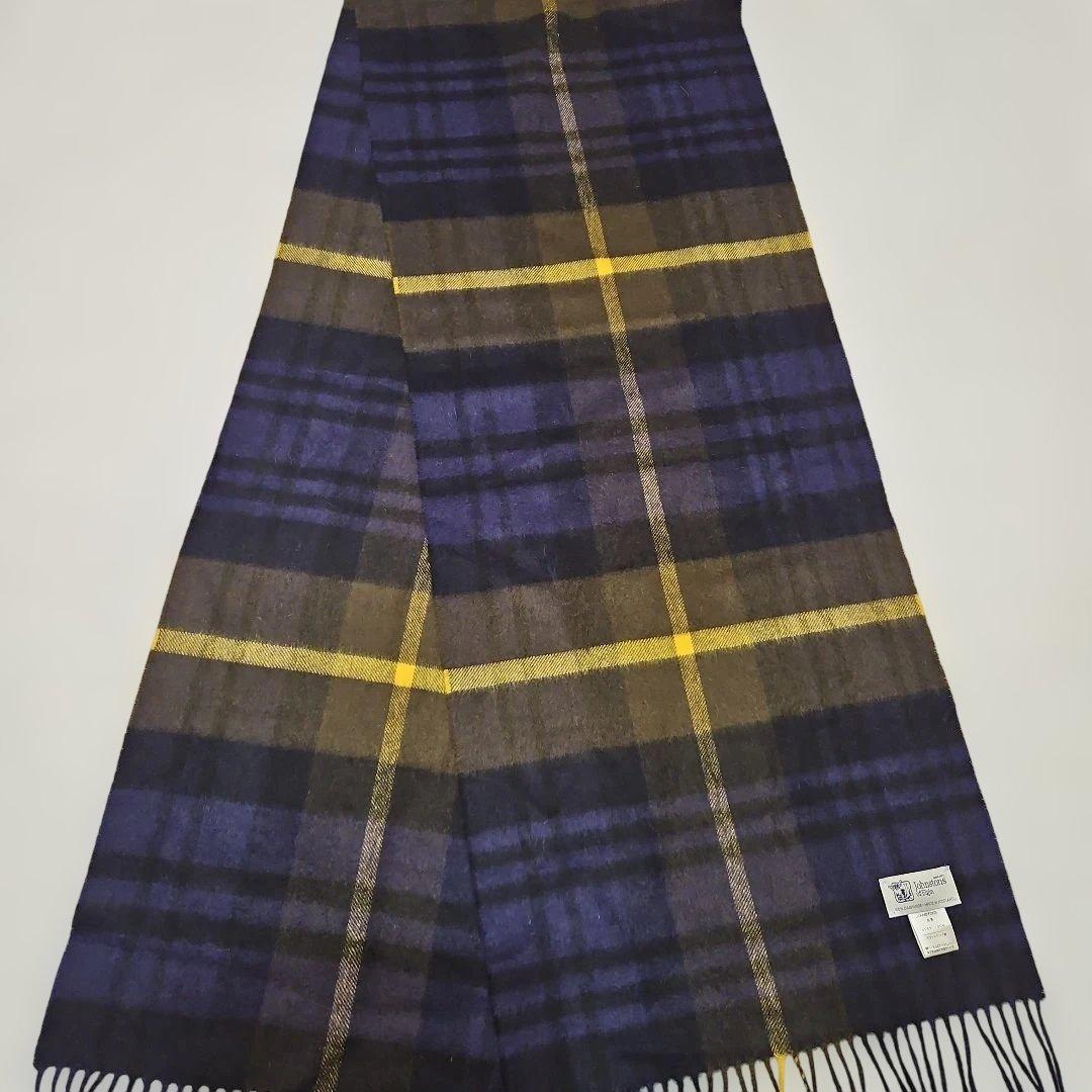 ◾Johnstons of ELGIN マフラーカシミヤ100%スコットランド製