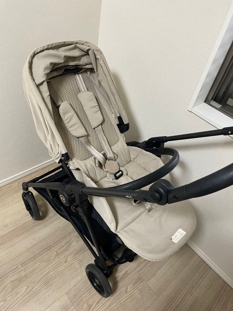 サイベックス　メリオカーボン　2023 シーシェルベージュ　正規レインカバー付き