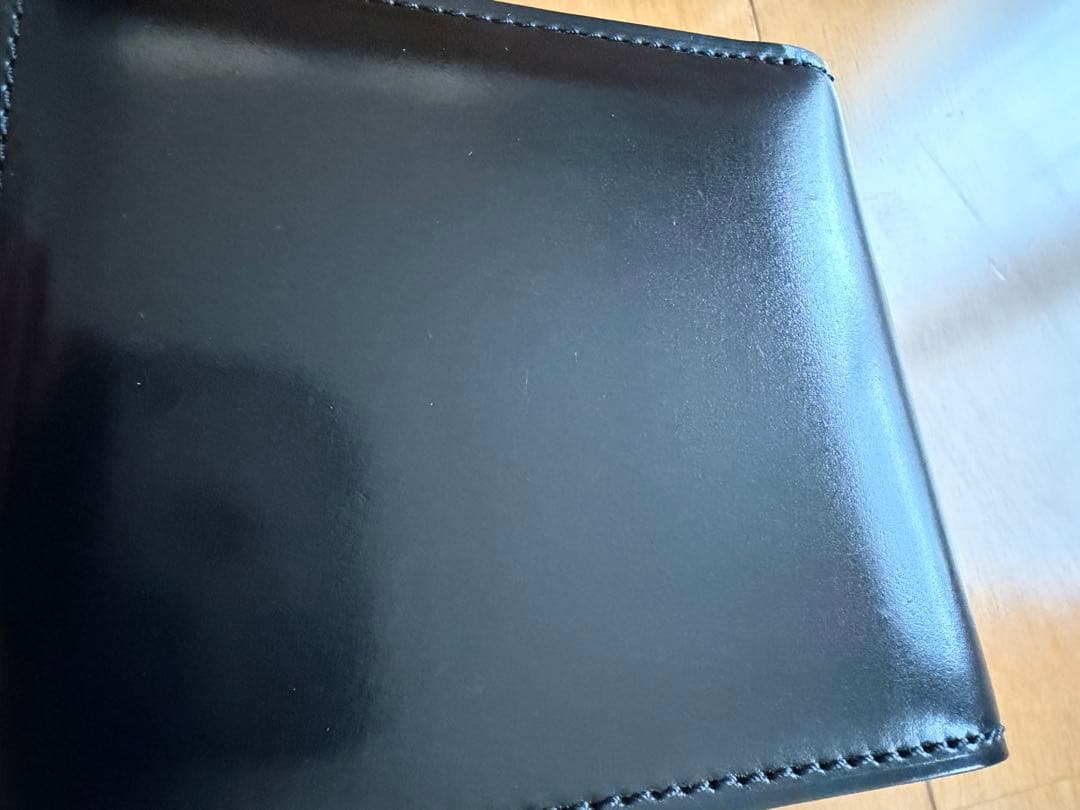 【専用になります】ganzo シェルコードバン2二つ折り財布　小銭入れ付き