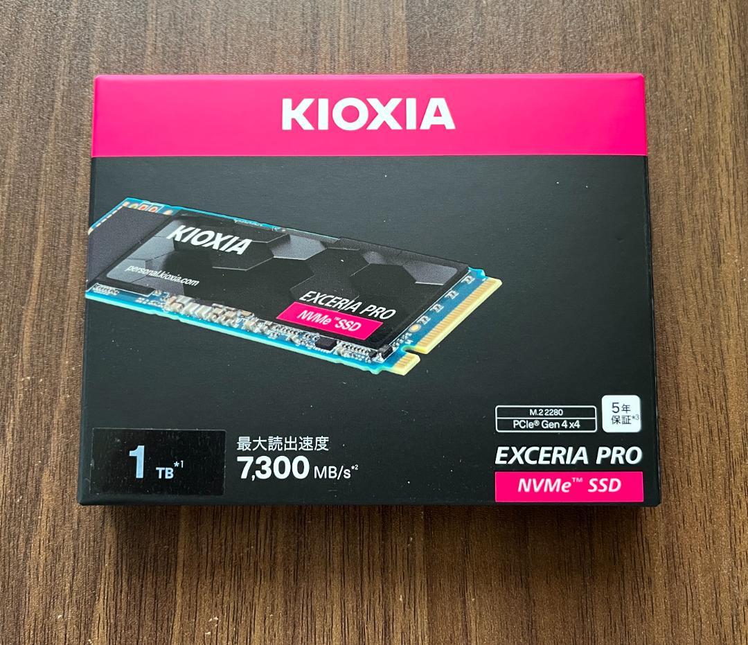 キオクシア KIOXIA 1TB M.2 NVMe SSD 美品