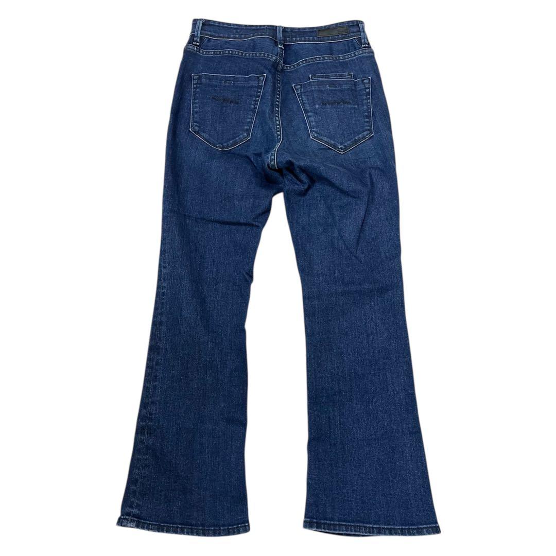 【極美品】YANUK 金子綾 コラボ スリムフレア デニム 25 濃紺 INR