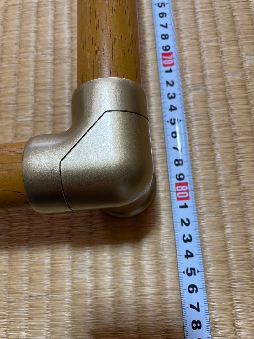 L型手すり 壁手摺り　セット　ビス付き　天然木製 美品