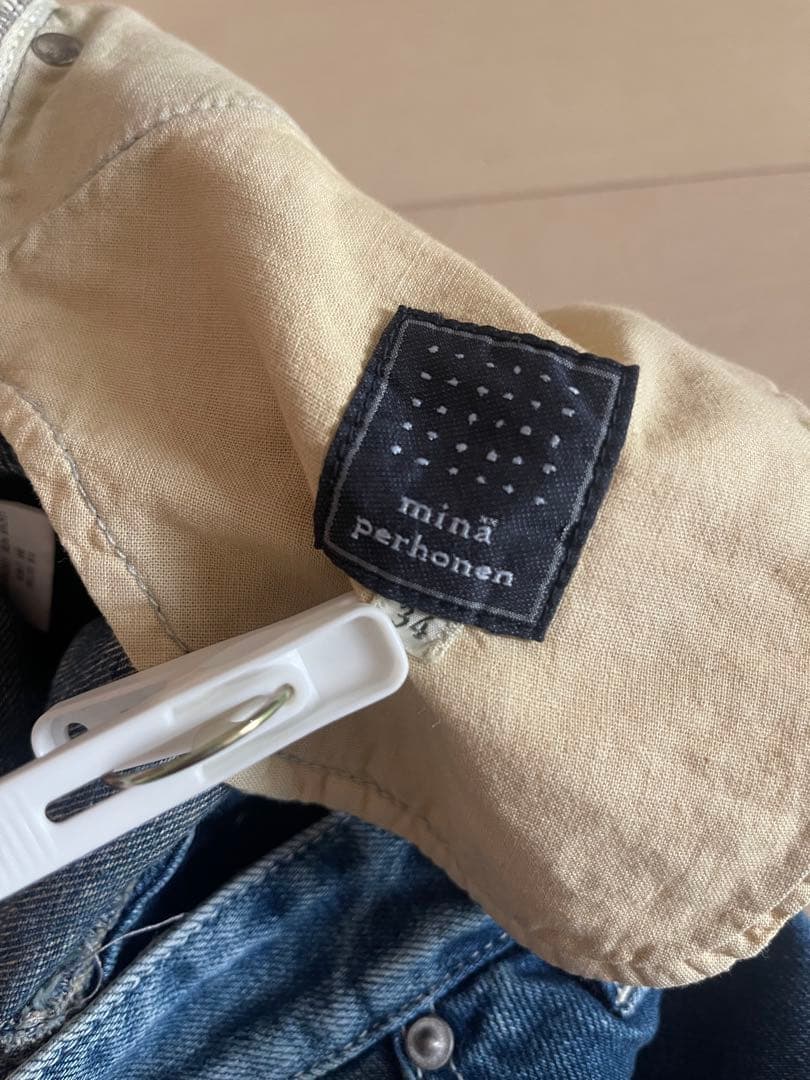 ミナペルホネン　alwaysバルーンワイドデニム