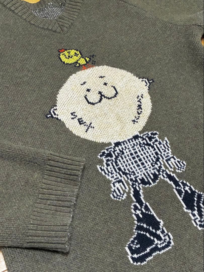 20471120 ヒョーマくん ニットセーター M