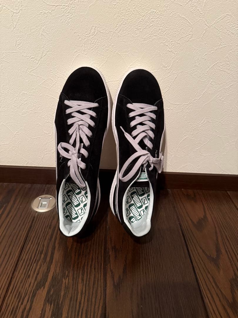 puma mij 黒銀　プーマ　スエード　suede 28