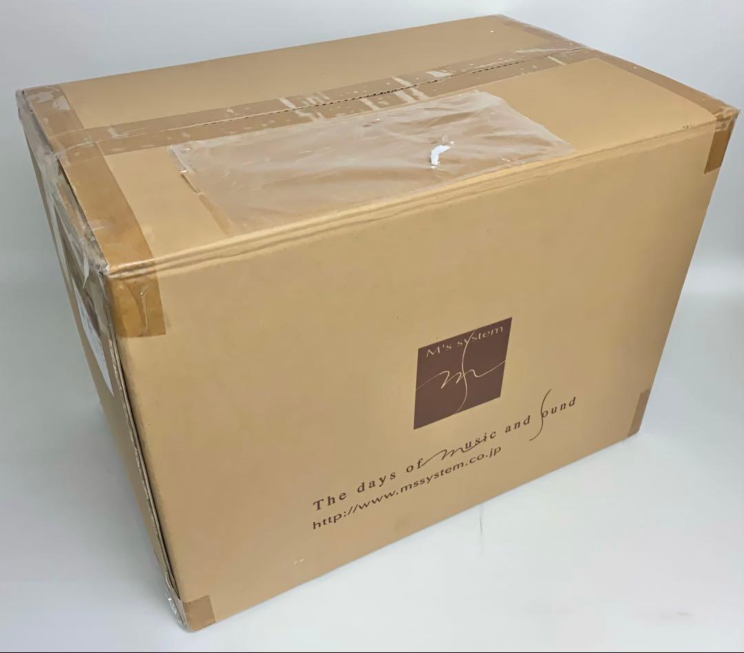 【未使用】M’s system 波動スピーカー MS1001-M メープル