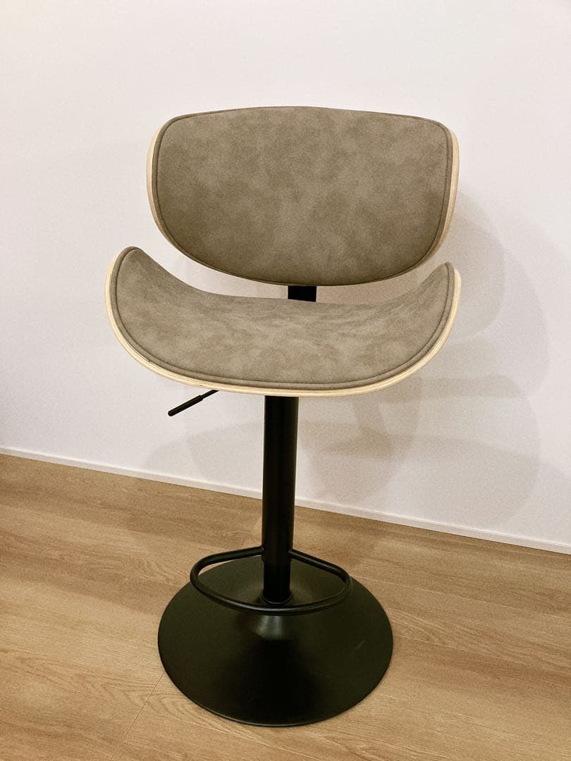 ヤマソロ バーチェア 曲木チェア カウンターチェア 疲れにくい 腰痛 昇降 回転