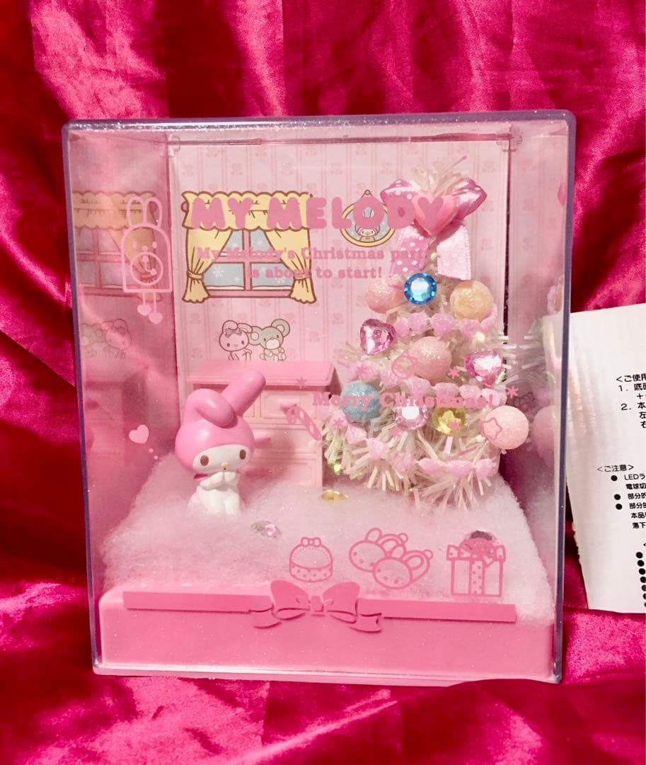 希少品マイメロディー　クリスマスツリージオラマボックス　オルゴール