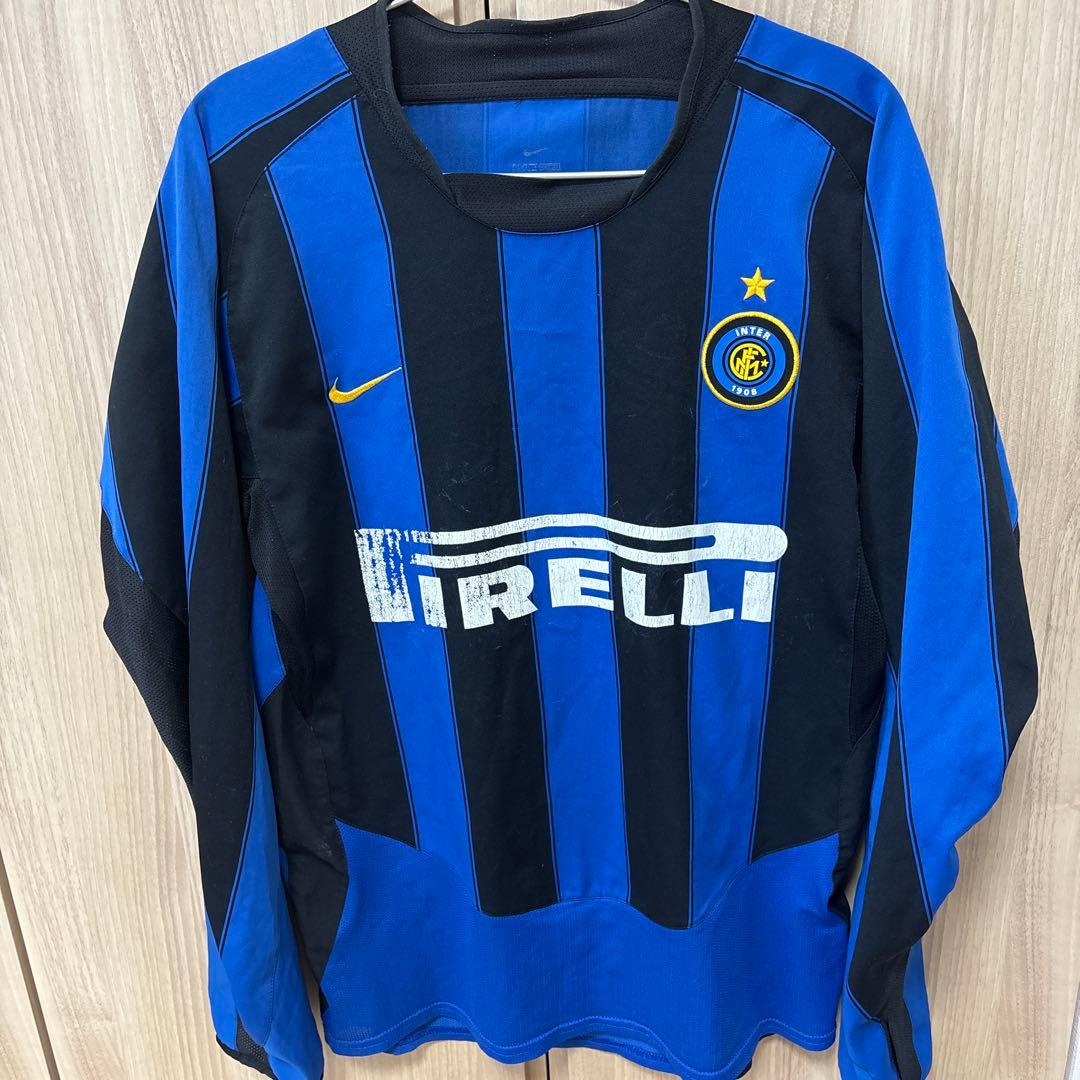 ナイキ　インテル　ジャージ 長袖サッカーユニフォーム　S NIKE