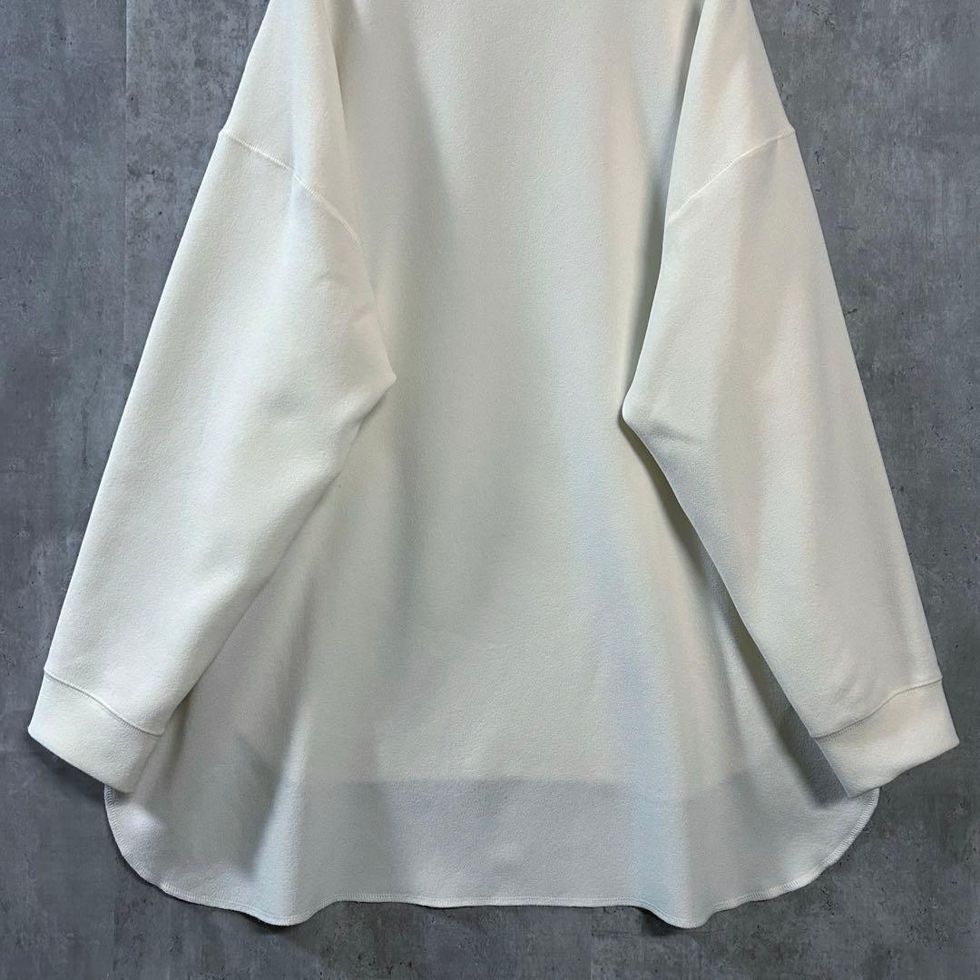 WhimGazetteVガゼットプルオーバーきれいめ素材で大人トレンドライクF