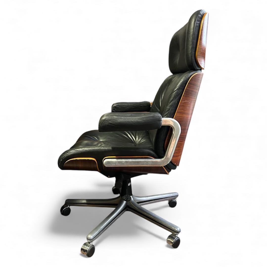 ジロフレックス giroflex 82パサール レザー ウッド ハイバック 本革