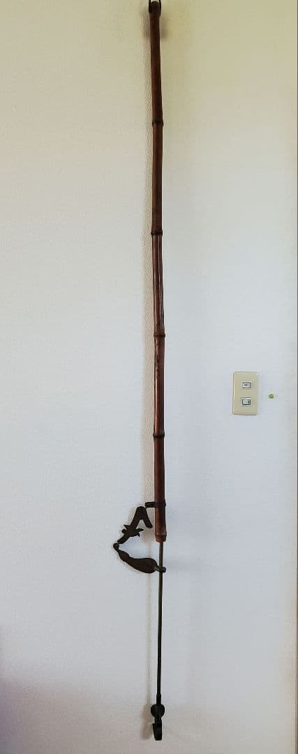 自在鉤　囲炉裏　古民具（昭和レトロ）　一富士　二鷹　三茄子　縁起物