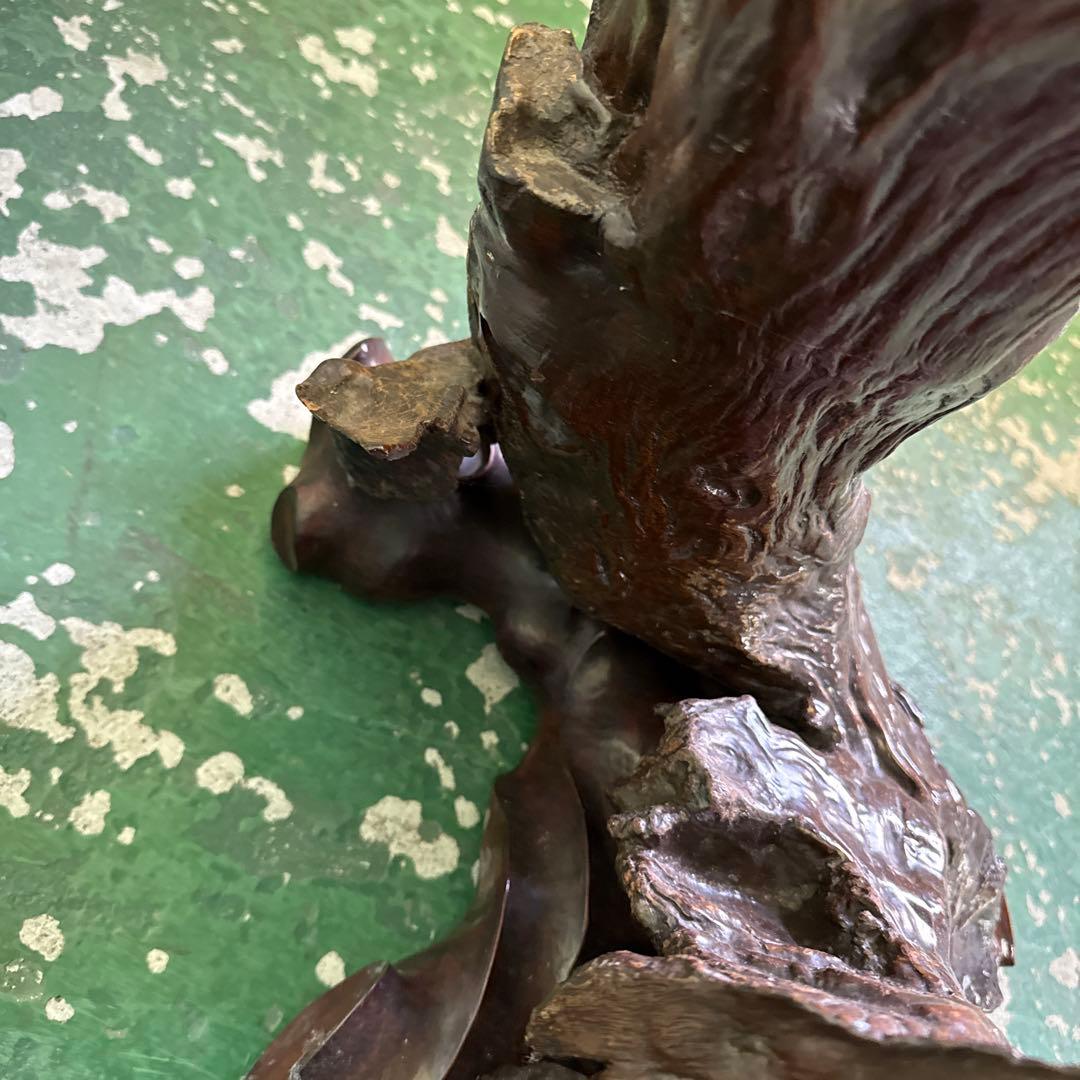 ★ 鳥 木彫り インテリア 小物 家具 アンティーク 木製 彫刻 オブジェ 格安