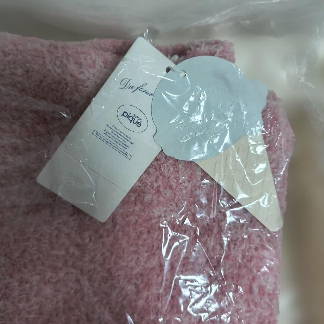 ＊新品 ジェラートピケ メランジストロベリージャガードプルオーバー ピンク