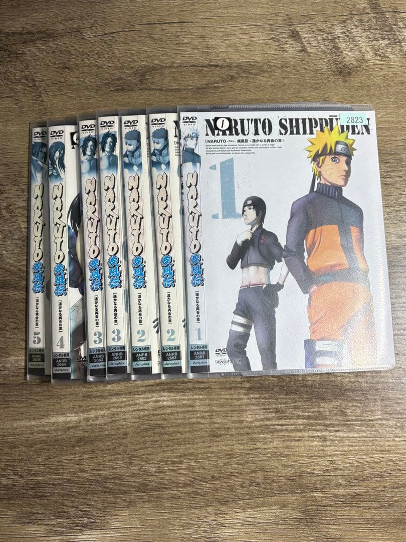 ナルトdvdレンタル落ちセット