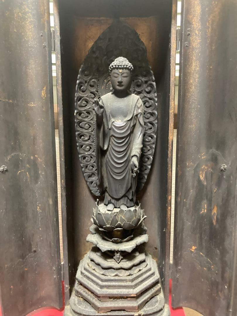 古美術仏像　厨子　美術骨董　アンティーク