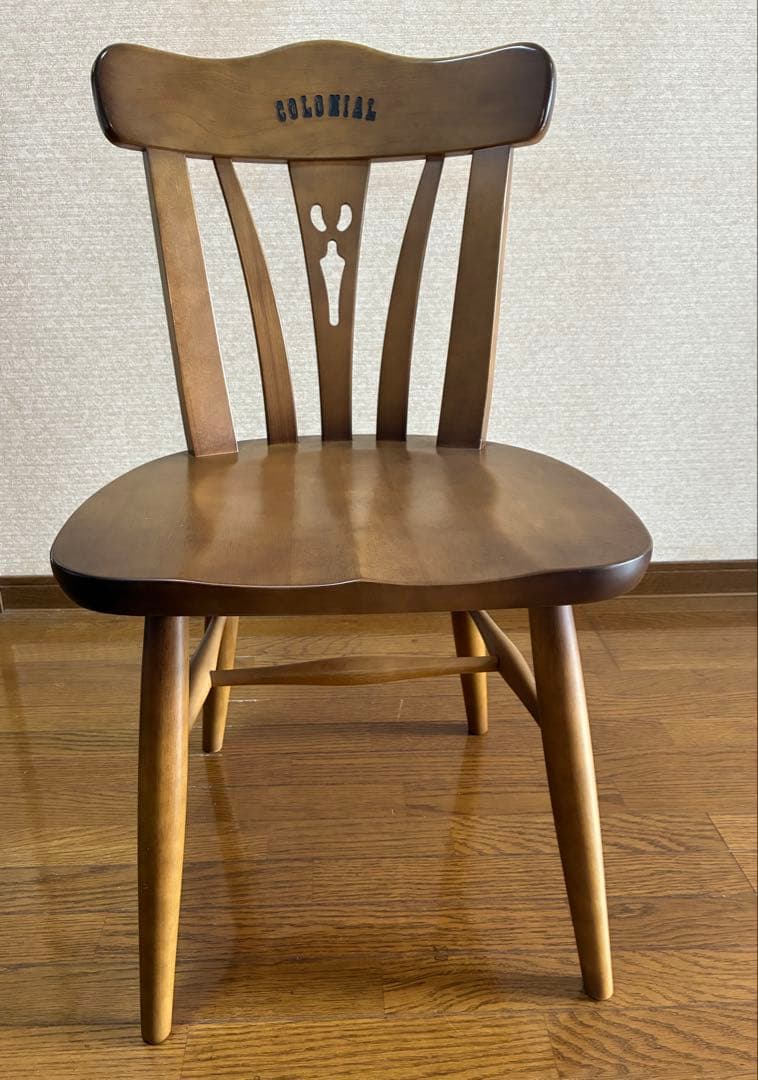 ②カリモク コロニアル ダイニングチェア 肘なし 回転なし　1脚