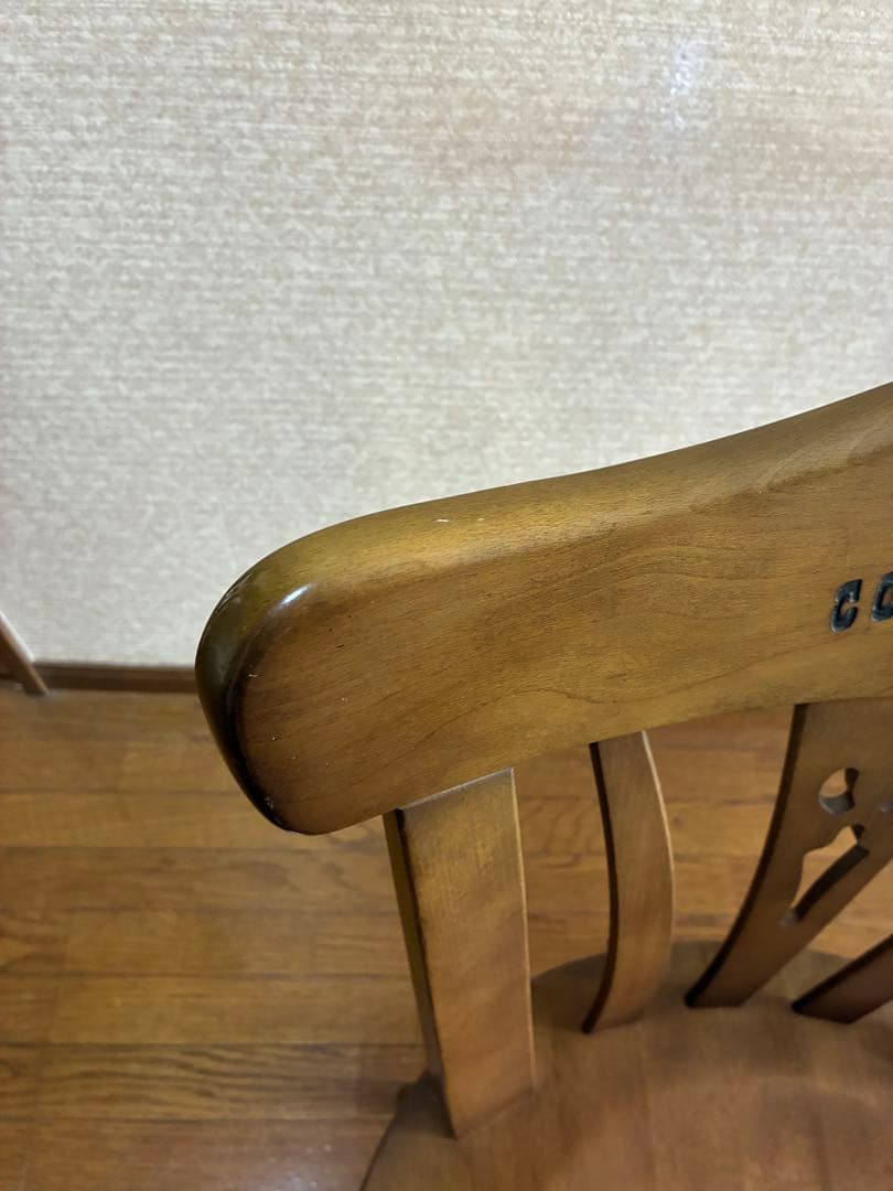 ②カリモク コロニアル ダイニングチェア 肘なし 回転なし　1脚