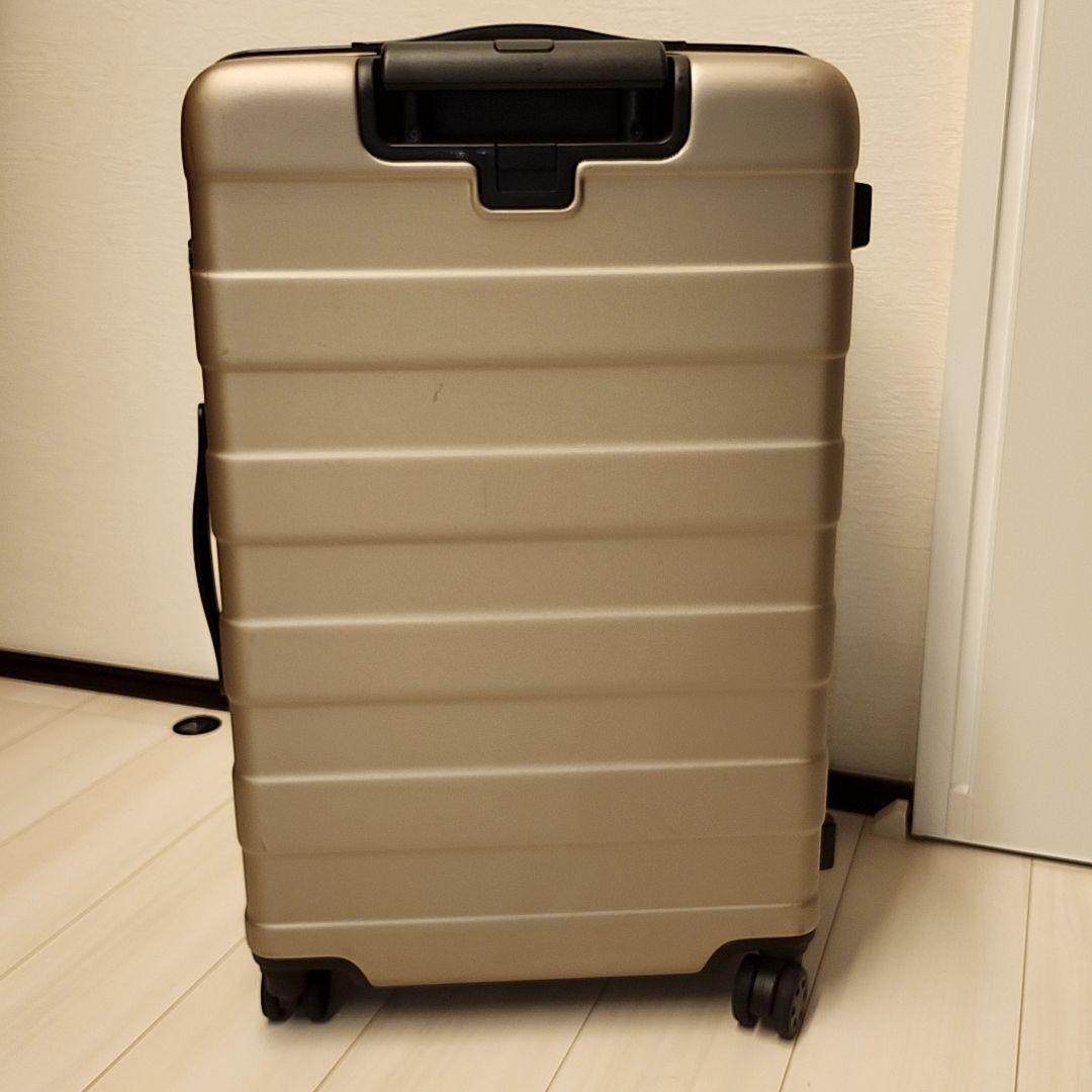 無印良品　ハードキャリーケース　スーツケース　ベージュ　75L