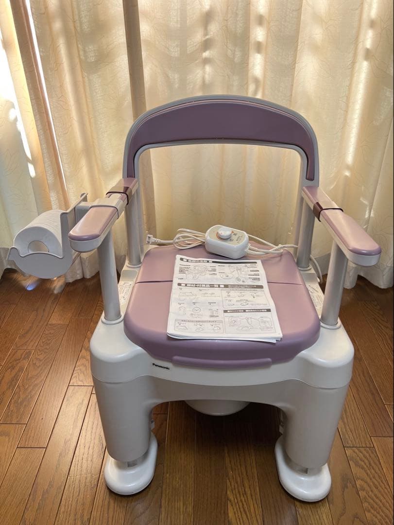 パナソニック ポータブルトイレ〈座楽〉ラフィーネ あたたか便座PN-L30203